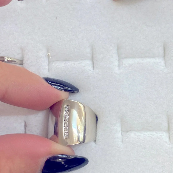 421882 14k white gold Diamond 9.4g - Picture 2 of 2